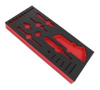 Plateau mousse vide pour module FACOM - PM.MODR1A - Pour cliquet douilles 1/4""
