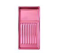 Plateau multi-usage pour nail art avec construction en acier inoxydable pour salons d'hygiène professionnelle