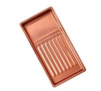 Plateau multifonction pour nail art avec construction en acier inoxydable pour salons hygiéniques et ongles épais