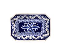 Plateau octogonal Costa Nova Alentejo Terracotta by CN Bleu 34,3x22,9 cm