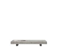 Plateau Oka 101 Copenhague en Travertin Argent