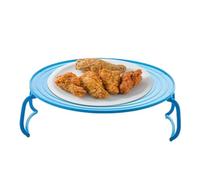 Plateau -Ondes Empilable, Grille De Cuisson Multifonction, Support Plastique Pour Réchauffer Plusieurs Plats Simultanément, Pour Bacon, Légumes Vapeur Et Gain De Place Au Quotidien