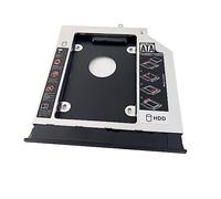 Plateau optique pour disque dur HDD SSD compatible avec Lenovo IdeaPad 110-15ACL 110-14ACL 110-14ACL avec façade assortie et support en métal