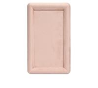 Plateau organisateur de bijoux, boucles d'oreilles, montre, Bracelet, étui de rangement de bijoux for vitrine Pour Table D'entrée Décor(Pink rectangle S)