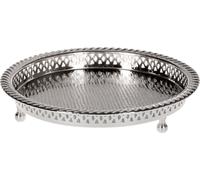 Plateau oriental argent Mahra 27cm