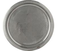 Plateau oriental de décoration Plateau de service Plateau à bougies Nacera Argent 28cm
