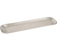 Plateau oriental Plateau à bougies Jabar Argent 45cm