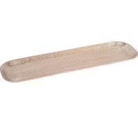 Plateau oriental Plateau à bougies Jabar or 45cm