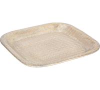 Plateau oriental Plateau à bougies Jamira Or 29cm