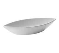 LACOR - 63557 - Plat en mélamine Ovale Classique 32 x 12 x 6 cm - Blanc