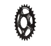 Plateau Oval RaceFace Narrow Wide: Montage Direct CINCH 28t Noir