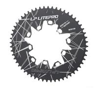 Plateau ovale 54T 56T 58T pour VTT et vélos de route compatible avec 110/130 7/8/9/10 vitesses en alliage d'aluminium usiné CNC pour une performance améliorée (60T)
