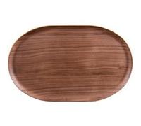 Plateau ovale brun 40x25 cm - Table Passion - Marron - Marron G