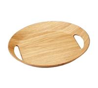 Plateau Ovale Couleur Bois Point Virgule