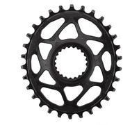 Plateau ovale en aluminium Absolute Black Direct Mount Shimano XTR 32 T Noir