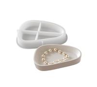 Plateau ovale en silicone souple - Accessoire idéal pour les cafés, les événements familiaux et les services de restauration