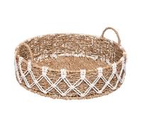Plateau ""Palm"" macramé D38cm - Atmosphera createur d'interieur