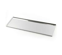 Plateau Inox Bartender Rectangulaire 50x20 Gris Pinti Inox