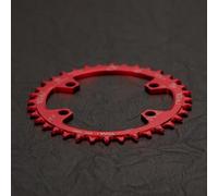 Plateau pédalier 96BCD 32T 38T pour Shimano 789000 en aluminium (rouge-38T)
