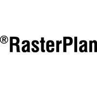 Plateau perforé L450xL1500mm gris RASTERPLAN