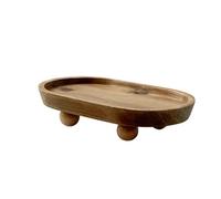 Plateau Petit déjeuner Plateau d'aromathérapie en Bois, Plateau de Rangement des clés, créatif à Desserts et pâtisserie, décoration d'entrée chez l'habitant