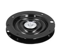 Plateau Pivotant 360°, plaque en acier robuste, rotation fluide, support écran pc, support vesa 75x75, 100x100 - Durable et stable, fixation multifonctions, idéal pour chaise bureau, bar, voiture