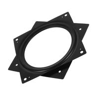 Plateau Pivotant Carré Mini en Alliage de Zinc Noir 360° pour Support