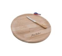Plateau pizza bois 33cm + couteau Jean Dubost AP03A3U0E15002