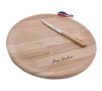 Plateau pizza bois 33cm + couteau Jean Dubost AP03A3U0E15002