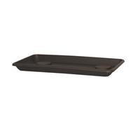Veca Soucoupe rectangulaire pour jardinière 80 x 32 x 4,7 cm Couleur Anthracite