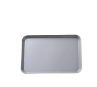 Plateau Plat en Plastique 105 g/186 g/320 g, carré, antidérapant, Support Rotatif, for téléphone Portable, Porte-Savon de Salle Bain, décoration Table(Grey Large)