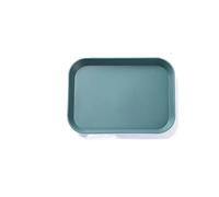 Plateau Plat en Plastique 105 g/186 g/320 g, carré, antidérapant, Support Rotatif, for téléphone Portable, Porte-Savon de Salle Bain, décoration Table(Green Medium)