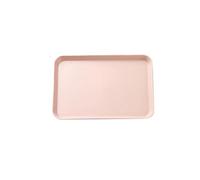 Plateau Plat en Plastique 105 g/186 g/320 g, carré, antidérapant, Support Rotatif, for téléphone Portable, Porte-Savon de Salle Bain, décoration Table(Pink Large)