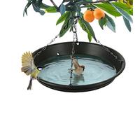 Plateau Plat pour l'alimentation des Oiseaux, Station spacieuse et Plate pour Nourrir Les Oiseaux - Plateau d'alimentation Suspendu pour Oiseaux Sauvages, Amoureux Amis Adultes garçons Filles