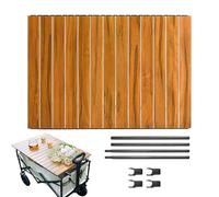 Plateau Pliable pour Chariot - Planche À en Alliage d'Aluminium pour Chariot Jardin - Accessoire Polyvalent Extérieur pour Repas Préparation Culinaire Barbecue Camping