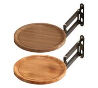 Plateau Pliant Mural - Étagère Rétractable, Plate-forme Rabattable Peu Encombrante, Utilitaire Polyvalente, Station De Rangement Compacte | Assistant Intelligent Appartement Chambre Cuisine Sa