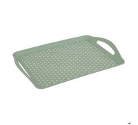 Plateau Poly 45,5x31,5cm vert antidérapant - 5 five simply smart