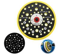 Plateau Ponceuse 150 mm 52 Trous, Compatible avec Mirka CEROS DEROS 5/16 M8 | Patin de ponçage auto agrippant, aspiration efficace, maintien des abrasifs pour bois métal plastique, atelier et rénovation
