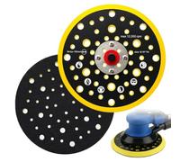 Plateau Ponceuse 150mm 52 Trous Patin Ponçage Auto Agrippan | Compatible avec Mirka CEROS DEROS, Filetage 5/16 M8, Support pour Abranet, Disque Ponçage Bois Métal Plastique