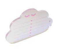 Plateau portable en forme de nuage pour extensions de cils en acrylique pour greffer de faux cils Support de cils Plateau Pince à épiler Plaque Pad Palette de maquillage