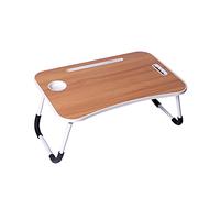 Plateau portable pliable pour ordinateur portable, table de lit réglable pour canapé et canapé, support de lecture léger 50 x 39 x 28 cm, idéal pour le travail et les études à la maison