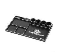Plateau porte-tournevis pour voiture télécommandée avec 8 compartiments pour tournevis hexagonaux métriques 1,5 mm, 2,0 mm, 2,5 mm, 3 mm et matériel associé (porte-outils 1 pièce)