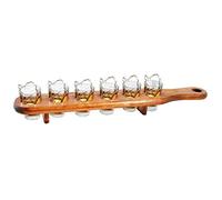 Plateau Porte Verre Shooter Bois