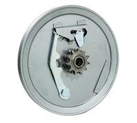 Plateau poulie de transmission gris pour mobylette MBK 41 11dts pas 415 douille INA