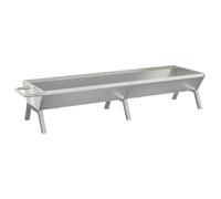 Plateau pour barbecue Argente 158x42x31 cm Acier inoxydable