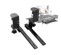 Plateau pour clavier sous le bureau, plateau de clavier extractible, support de clavier réglable en hauteur | Tiroir d'ordinateur extensible, support de clavier monté sous le bureau, réglable en