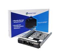 Plateau pour disque dur SATA SATA 3,5" F238F SAS compatible avec Dell PowerEdge R710 R610 R515 R510 R415 R410 R320 R310 T710 T610 Numéro de pièce : 0F238F F238F X968D 0D X968D. G302D 0G302D.