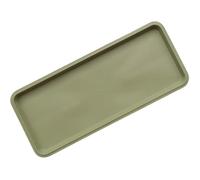 Plateau pour Fleurs, Plateau de Culture, Recueillent L'excès D'eau, Sans Trous, Bacs de Drainage pour L'intérieur et L'extérieur, Plateaux pour Aliments pour Animaux(Green,56 * 18.5cm/22 * 7.3in)