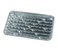 Plateau pour grillades en aluminium, rectangulaire