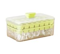 Plateau pour machine à glaçons, plateaux de machine à glaçons pour congélateur - Moule à glace en silicone double couche, avec Scoop Food-Silicone Pressing Maker Conteneur réutilisable pour